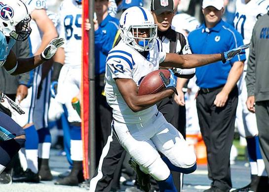 TY Hilton along with Ahmad Bradshaw will be Luck's receivers to move the chains along with Wayne.